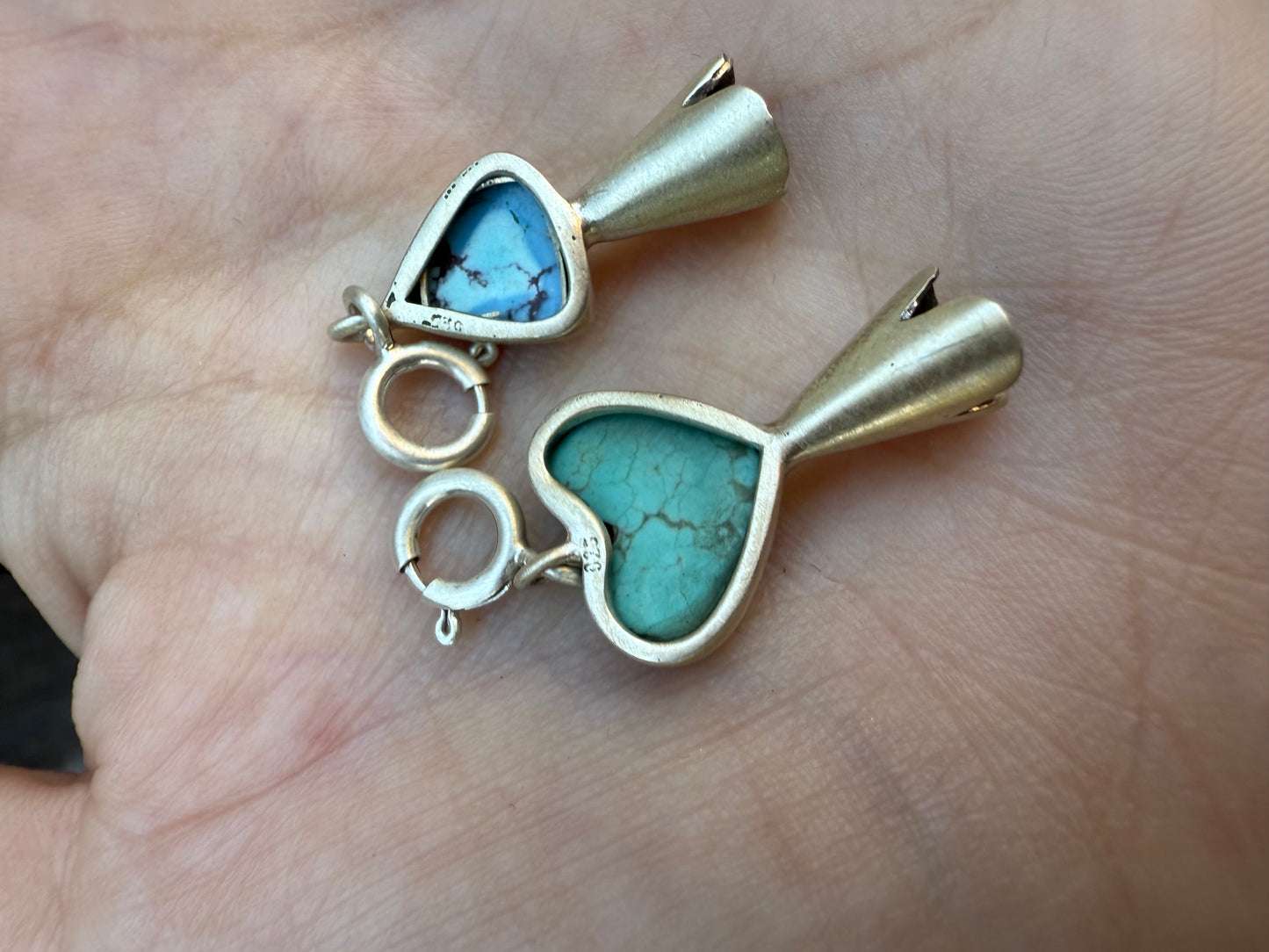 Squash Horn Blossom Sterling Silver Charm