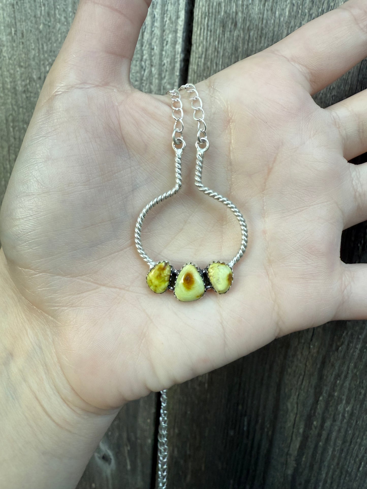 Palomino Rope Loop Sterling Silver Necklace