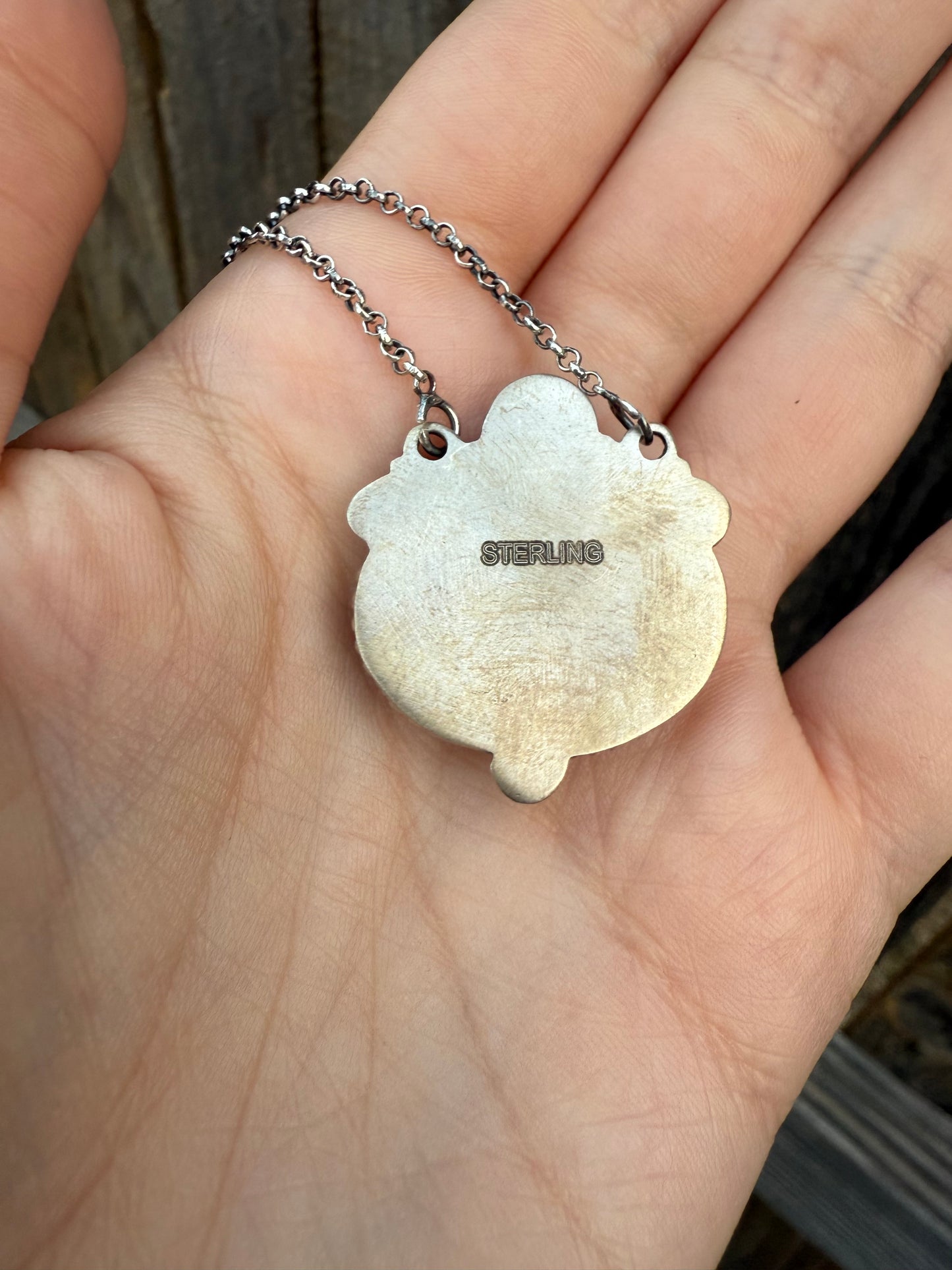 Sterling Silver 925 Cotton Candy Turquoise Necklace with Silver Accents