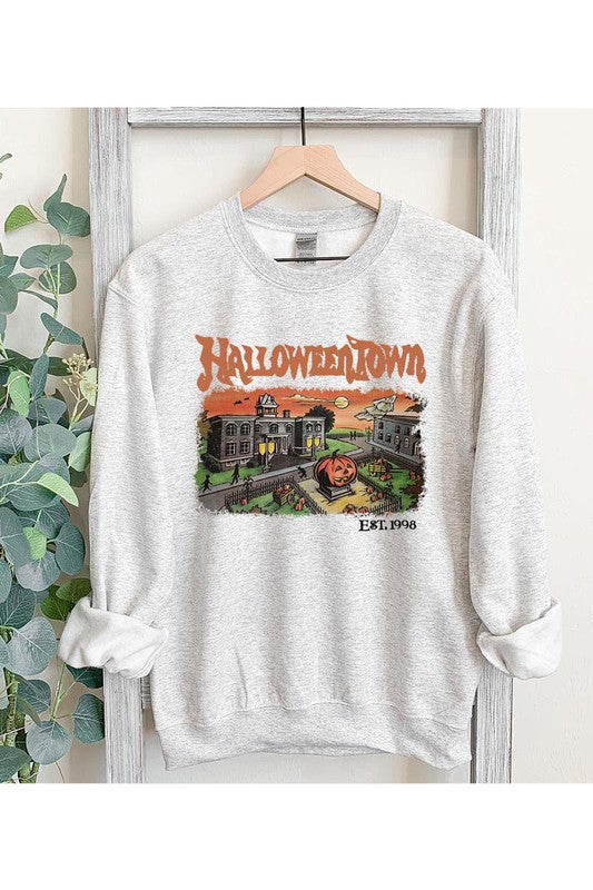 HALLOWEEN TOWN 1998 FLEECE SWEATSHIRT