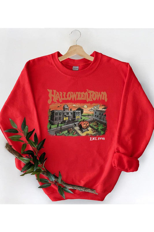 HALLOWEEN TOWN 1998 FLEECE SWEATSHIRT