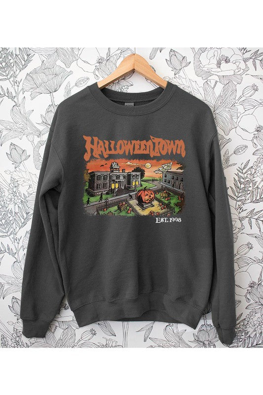 HALLOWEEN TOWN 1998 FLEECE SWEATSHIRT