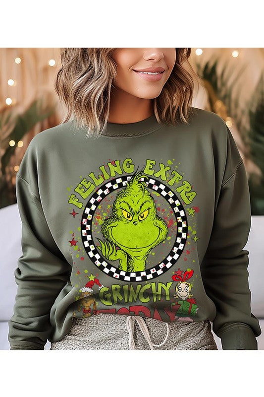 FEELING EXTRA GRICHY TODAY, UNISEX FLEECE SWEATSHIRT