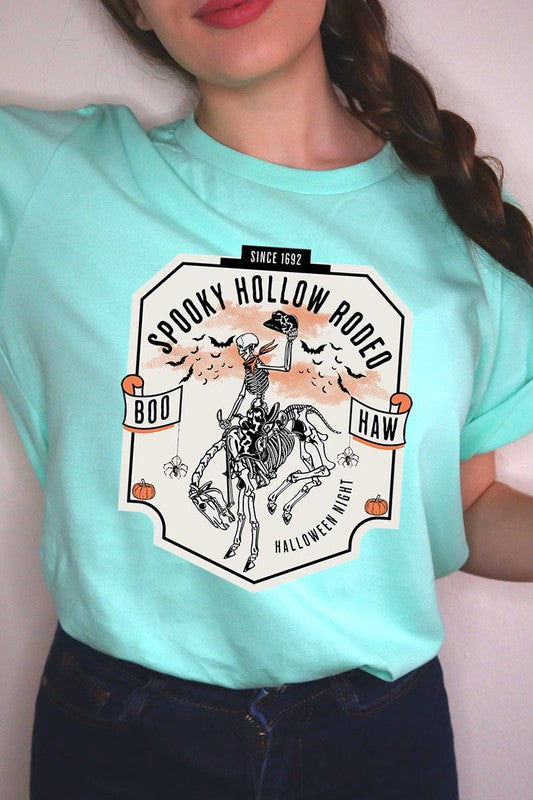 SPOOKY HALLOWEEN RODEO UNISEX SHORT SLEEVE