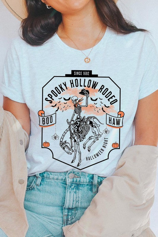 SPOOKY HALLOWEEN RODEO UNISEX SHORT SLEEVE