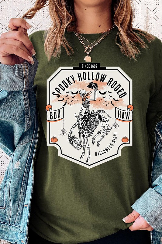 SPOOKY HALLOWEEN RODEO UNISEX SHORT SLEEVE