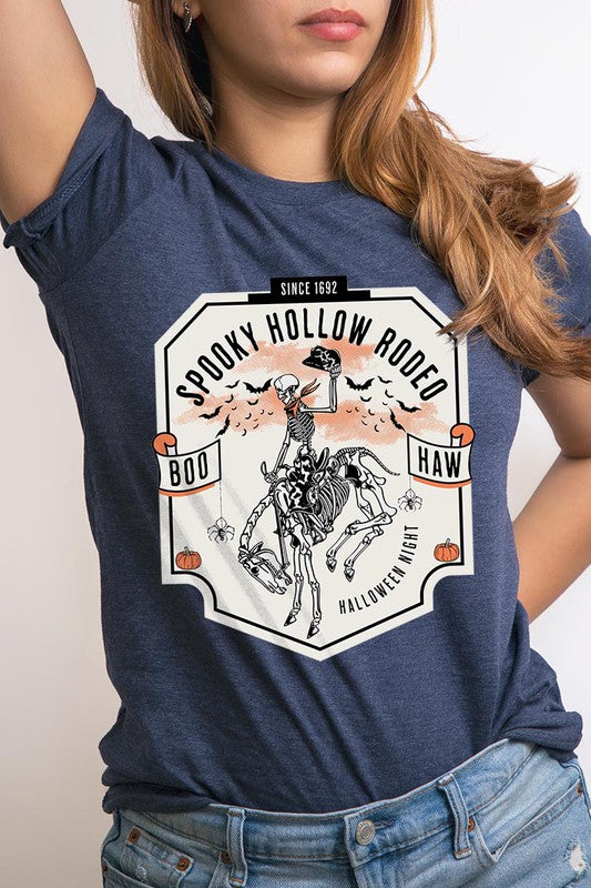 SPOOKY HALLOWEEN RODEO UNISEX SHORT SLEEVE