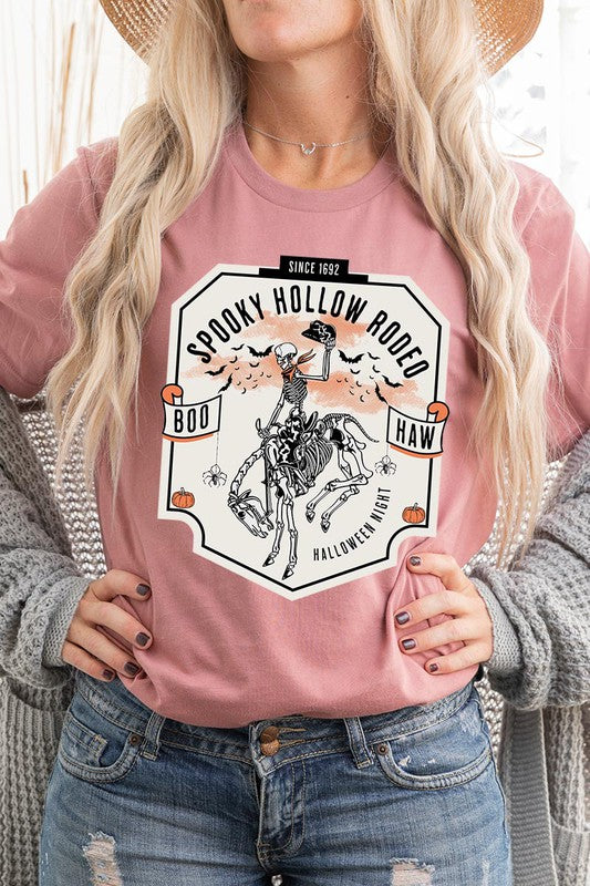 SPOOKY HALLOWEEN RODEO UNISEX SHORT SLEEVE