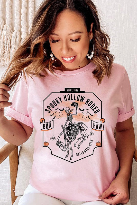 SPOOKY HALLOWEEN RODEO UNISEX SHORT SLEEVE