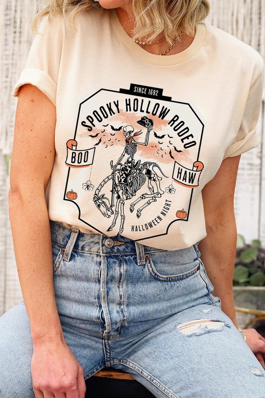 SPOOKY HALLOWEEN RODEO UNISEX SHORT SLEEVE