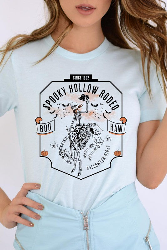 SPOOKY HALLOWEEN RODEO UNISEX SHORT SLEEVE