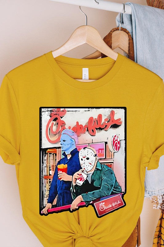 THE PLUG JASON AND MICHAEL MYERS UNISEX SHORT SLEEVE