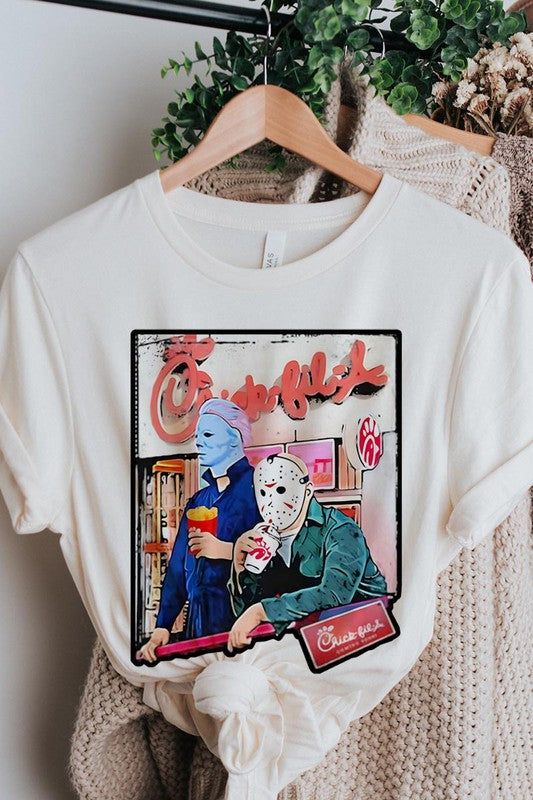 THE PLUG JASON AND MICHAEL MYERS UNISEX SHORT SLEEVE