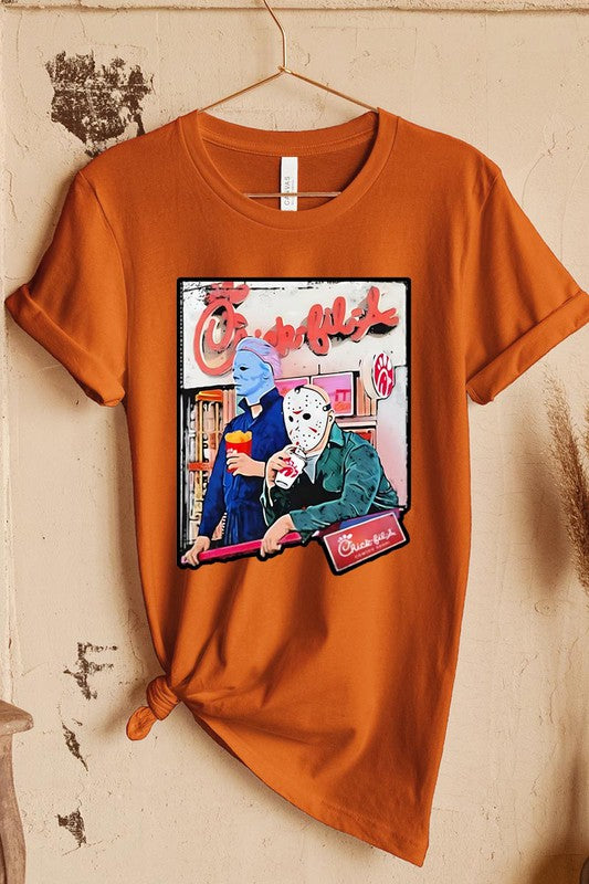 THE PLUG JASON AND MICHAEL MYERS UNISEX SHORT SLEEVE