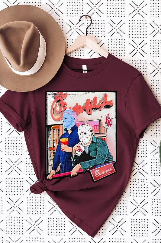 THE PLUG JASON AND MICHAEL MYERS UNISEX SHORT SLEEVE