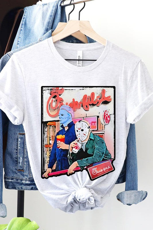 THE PLUG JASON AND MICHAEL MYERS UNISEX SHORT SLEEVE