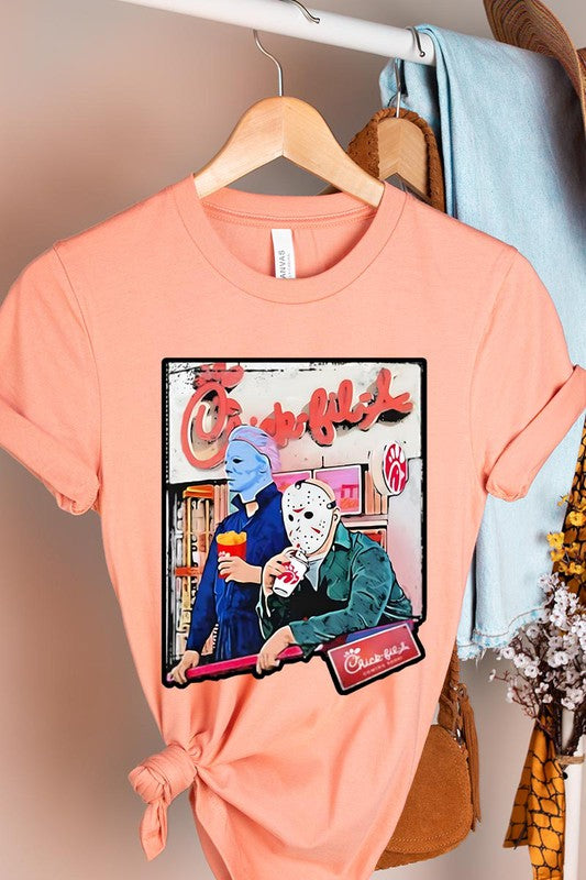 THE PLUG JASON AND MICHAEL MYERS UNISEX SHORT SLEEVE