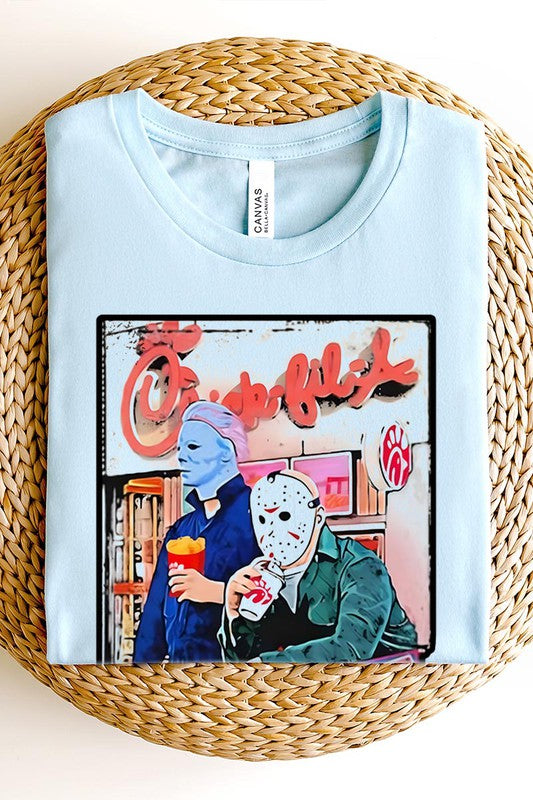 THE PLUG JASON AND MICHAEL MYERS UNISEX SHORT SLEEVE