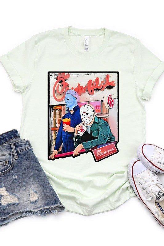 THE PLUG JASON AND MICHAEL MYERS UNISEX SHORT SLEEVE