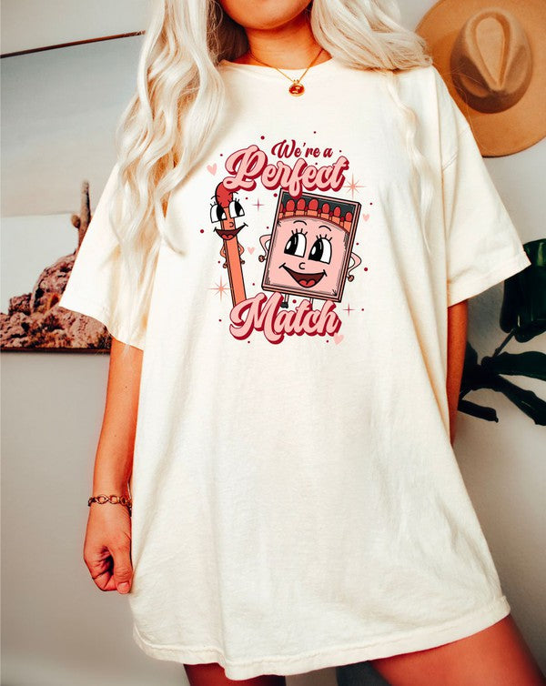 Valentine The Perfect Match Graphic Tee