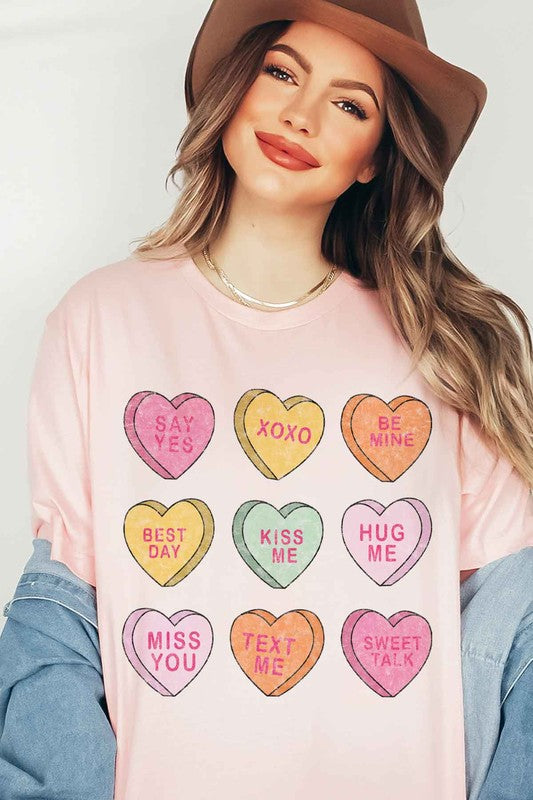 VALENTINE CANDY GRAPHIC TEE / T-SHIRT