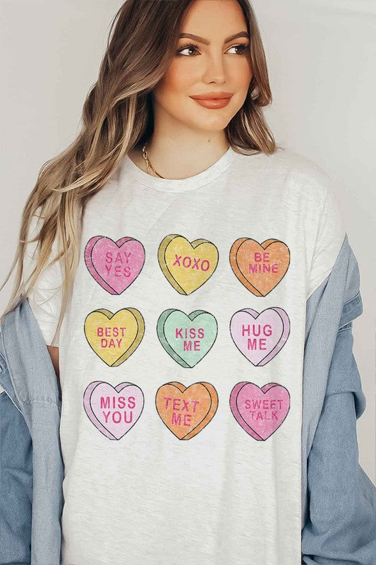 VALENTINE CANDY GRAPHIC TEE / T-SHIRT