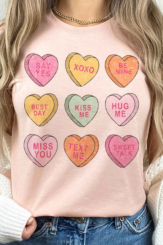 VALENTINE CANDY GRAPHIC TEE / T-SHIRT