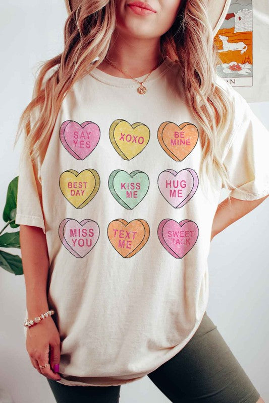 VALENTINE CANDY GRAPHIC TEE / T-SHIRT