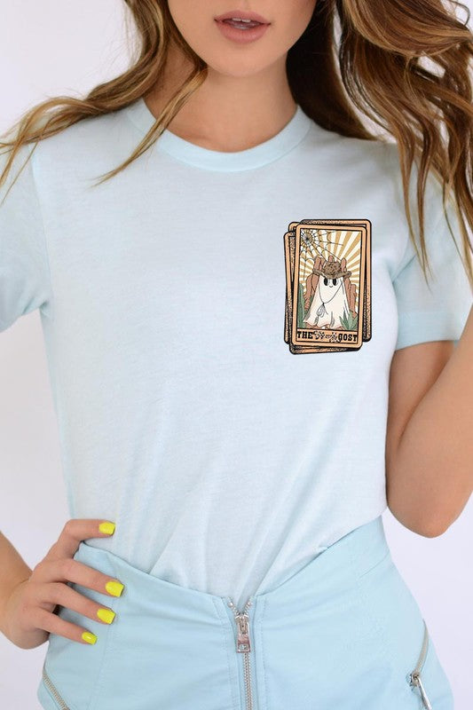 HALLOWEEN GHOSTS TAROT CARDS UNISEX SHORT SLEEVE