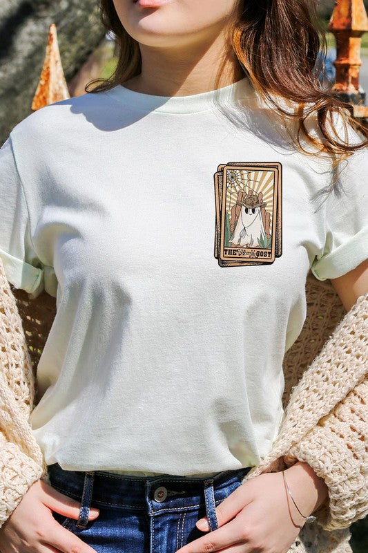 HALLOWEEN GHOSTS TAROT CARDS UNISEX SHORT SLEEVE