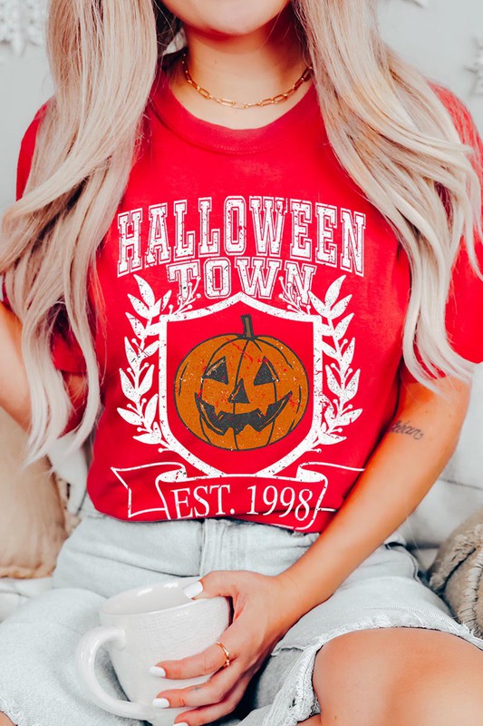 HALLOWEEN TOWN OVERRATED UNISEX SHORT SLEEVE TSHIRT