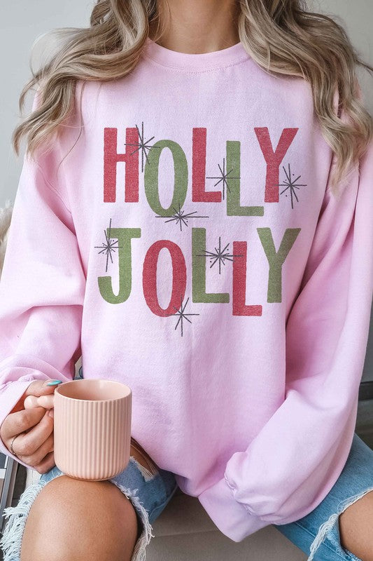 Holly Jolly Christmas Graphic Sweatshirt