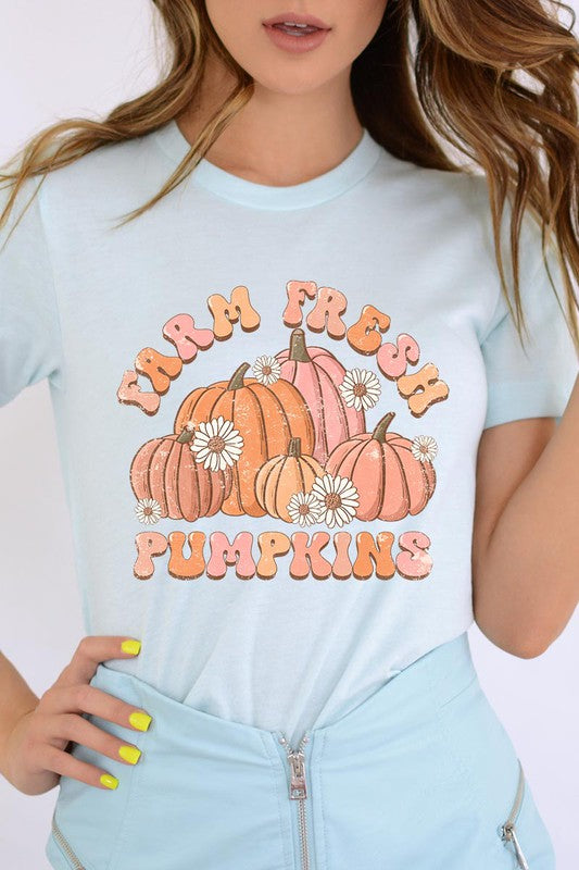 FARM FRESH PUMPKINS UNISEX SHORT SLEEVE