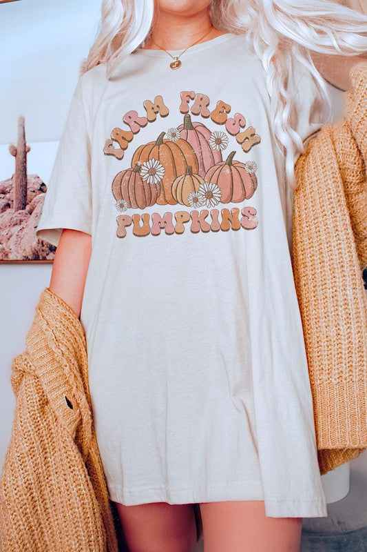 FARM FRESH PUMPKINS UNISEX SHORT SLEEVE