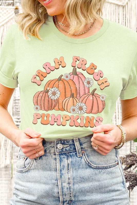 FARM FRESH PUMPKINS UNISEX SHORT SLEEVE