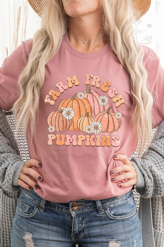 FARM FRESH PUMPKINS UNISEX SHORT SLEEVE