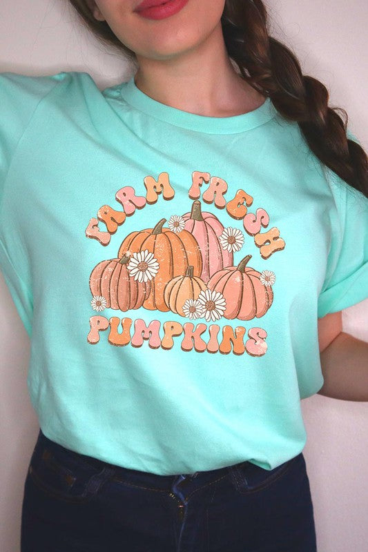 FARM FRESH PUMPKINS UNISEX SHORT SLEEVE