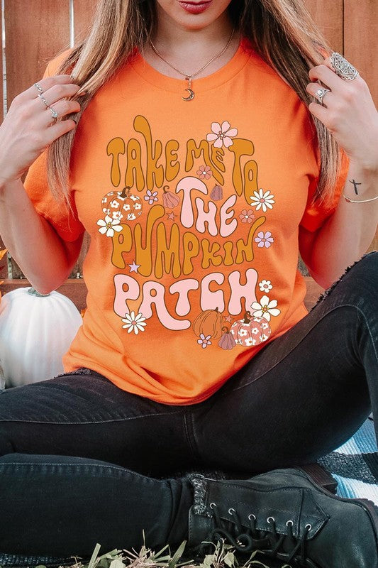 TAKE ME TO THE PUMPKIN PATCH UNISEX SHORT SLEEVE