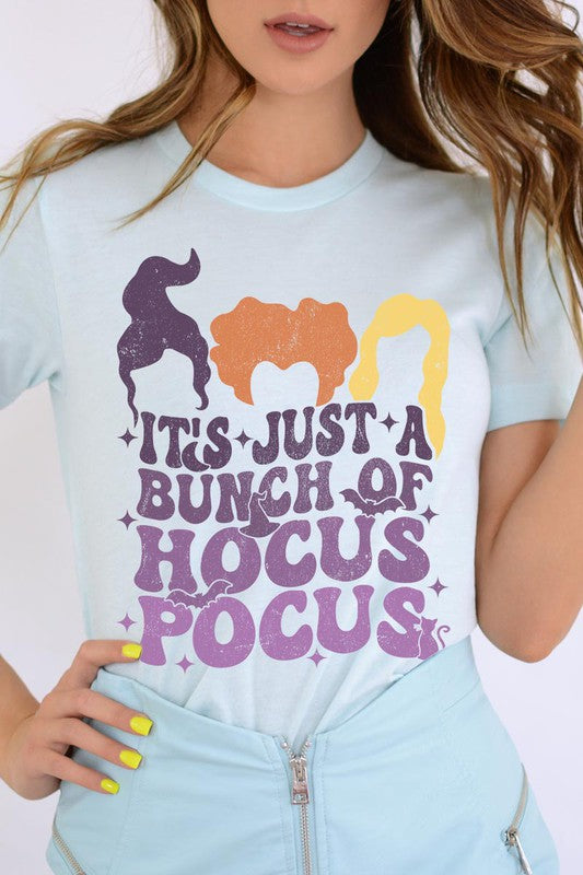 IT'S JUST A BUNCH OF HOCUS POCUS UNISEX SHORT SLEEVE