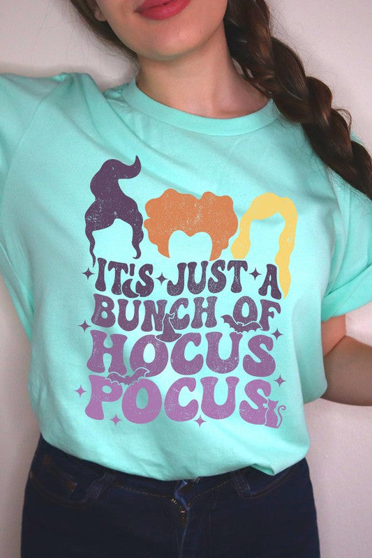 IT'S JUST A BUNCH OF HOCUS POCUS UNISEX SHORT SLEEVE