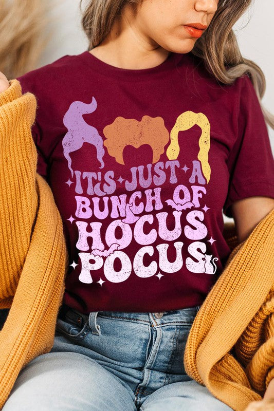 IT'S JUST A BUNCH OF HOCUS POCUS UNISEX SHORT SLEEVE