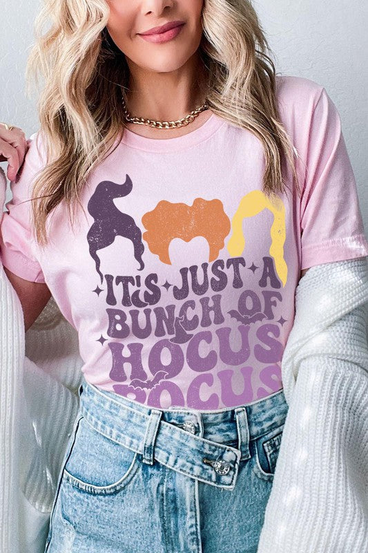 IT'S JUST A BUNCH OF HOCUS POCUS UNISEX SHORT SLEEVE