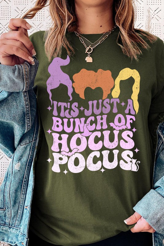 IT'S JUST A BUNCH OF HOCUS POCUS UNISEX SHORT SLEEVE