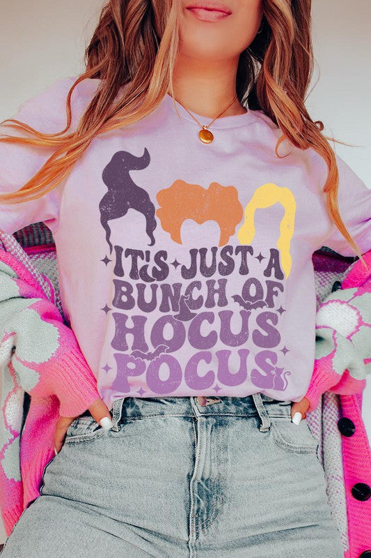 IT'S JUST A BUNCH OF HOCUS POCUS UNISEX SHORT SLEEVE