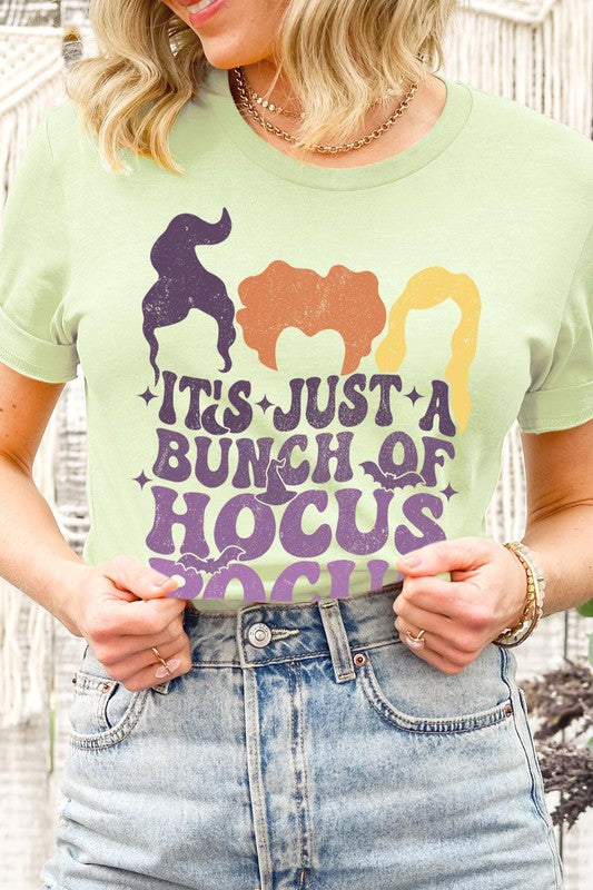 IT'S JUST A BUNCH OF HOCUS POCUS UNISEX SHORT SLEEVE