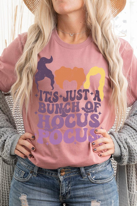 IT'S JUST A BUNCH OF HOCUS POCUS UNISEX SHORT SLEEVE