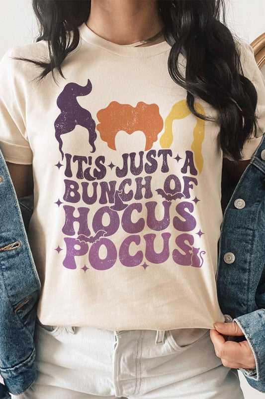 IT'S JUST A BUNCH OF HOCUS POCUS UNISEX SHORT SLEEVE