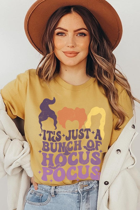 IT'S JUST A BUNCH OF HOCUS POCUS UNISEX SHORT SLEEVE