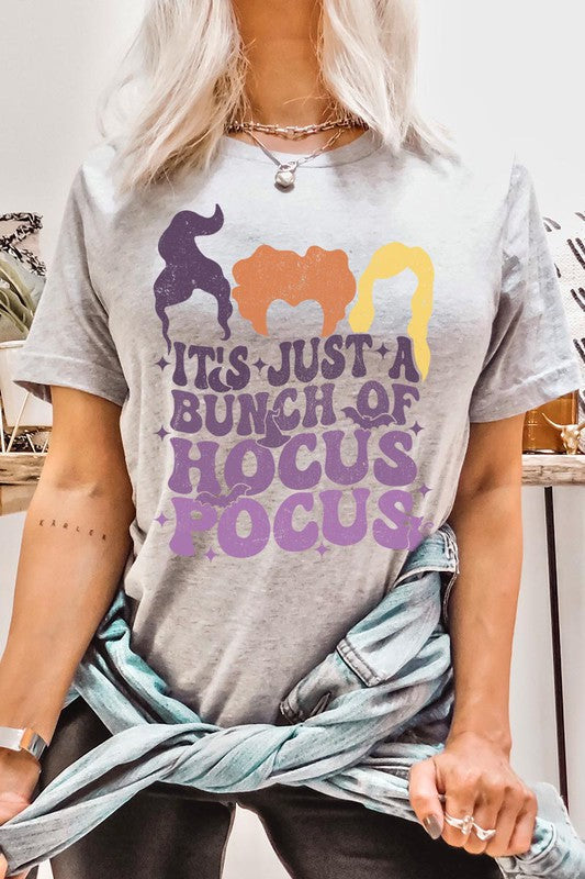 IT'S JUST A BUNCH OF HOCUS POCUS UNISEX SHORT SLEEVE