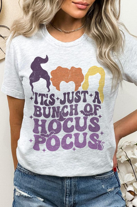 IT'S JUST A BUNCH OF HOCUS POCUS UNISEX SHORT SLEEVE